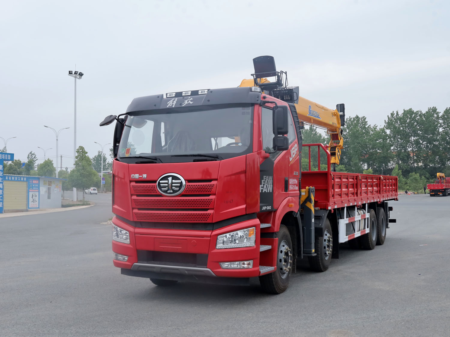 解放J6P前四后八上裝徐工14噸直臂式吊機 解放J6P前四后八上裝徐工14噸直臂式吊機