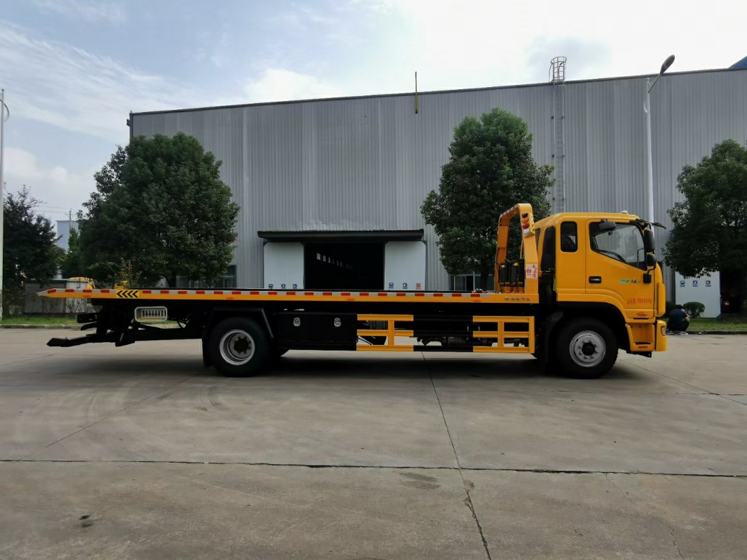 江淮國六高端一拖二大黃牌清障車 江淮國六高端一拖二大黃牌清障車